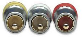Manhattan HighEnd RCA kabelis, Triple Cinch RCA to Triple Cinch RCA, Blue, 5 ft. (1.50 m), 361163