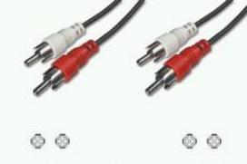 ASSMANN Audio connection kabelis, stereo 2x RCA, 5.0m, AK CHMM-50