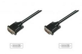 ASSMANN DVI connection kabelis, DVI(24+1), M/M, 2.0m, DVI-D Dual Link, black, AK-320108-020-S