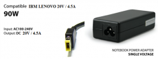 ZMP nešiojamo kompiuterio įkroviklis IBM LENOVO 20V, 4.5A USB TYPE 90W