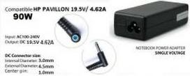 ZMP nešiojamo kompiuterio įkroviklis HP Pavillon 19.5V, 4.62A 4.5/3/1 mm 90W
