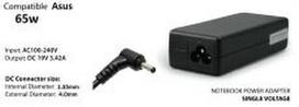 ZMP nešiojamo kompiuterio įkroviklis ASUS 19V, 3.43A 4.0/1.35mm 65W