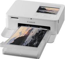 "Canon SELPHY CP1500" mini nuotraukų spausdintuvas Mobilus nešiojamasis spausdintuvas (iki atviruko dydžio 10 x 15 cm, WLAN, mobilusis telefonas, belaidis, termosublimacija, programėlė, spalvos išlieka 100 metų), baltas [be juostelės