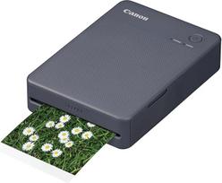 "Canon SELPHY QX20" mobilusis nuotraukų spausdintuvas - spausdinkite tiesiai iš išmaniojo telefono per "Wi-Fi". Termosublimacijos spausdinimas, 2 dydžių lipdukų popierius ir įkrovimas per USB-C - tamsiai pilka (be spalvos/popieriaus)