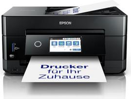"Epson Expression Premium XP-7100" 3 in 1 daugiafunkcinis spausdintuvas (skeneris, kopijavimo aparatas, "WiFi", "Ethernet", dvipusis spausdinimas, dvipusis ADF, 10,9 cm jutiklinis ekranas, vienos kasetės, 5 spalvos, A4), juodas