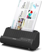 "Epson" "Wi-Fi" skeneris ES-C320W, kompaktiškas A4 formato verslo skeneris su mažomis energijos sąnaudomis, dvipusio padavimo skeneris su universaliu laikmenų apdorojimu, juodas