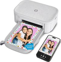 "HP Sprocket Studio Plus" "Wi-Fi" spausdintuvas - belaidžiu būdu spausdina 4x6 colių nuotraukas iš "iOS" ir "Android" įrenginio