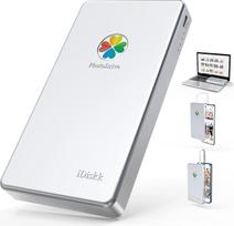 "iDiskk" 2 TB (2000GB) "Lightning" išorinis kietasis diskas, sertifikuotas MFi, saugykla "3-in-1" USB-C nešiojamieji kietieji diskai "iPhone"/"iPad"/"Mac/PC" ir naujausiems C tipo telefonams (sidabrinis)