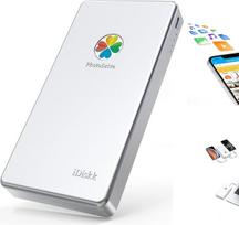 "iDiskk" 4 TB (4000GB) išorinis "Lightning" kietasis diskas "iPhone", "MFi" sertifikuotas "3-in-1 iPhone" kietasis diskas, nešiojamasis kietasis diskas "iPad", USB-C kietasis diskas "iPhone"/"iPad"/"Mac/PC" ir C tipo telefonams (sidabrinis)
