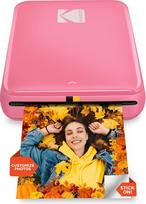 "KODAK Step" momentinių nuotraukų spausdintuvas su "Bluetooth" / NFC, ZINK technologija ir "Kodak" programėle "iOS" ir "Android" (rausvas) spausdina 2 x 3 colių dydžio lipnias nuotraukas