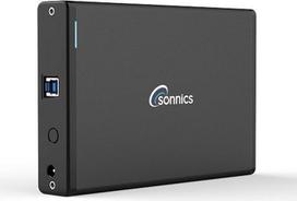 "Sonnics" 1 TB stalinis išorinis kietasis diskas USB 3.0, skirtas "Xbox One", PS4, "Windows PC" ir "Mac", juodas