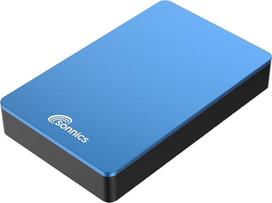 "Sonnics" 2 TB mėlynos spalvos išorinis stacionarus kietasis diskas USB 3.0, suderinamas su "Windows PC", "Mac", "Smart TV", "Xbox One" ir PS4