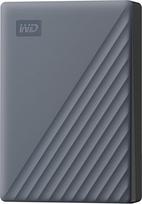 "WD Mobile My Passport" kietasis diskas, veikiantis su USB-C, 6 TB (mobilusis kietasis diskas, apsauga slaptažodžiu, atsarginio kopijavimo programinė įranga, USB 3.2 Gen 1, 3 metų garantija) Silicio pilka