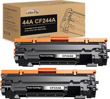 colorfly 44A CF244A juodas toneris, suderinamas su HP 44A CF244A, skirtas HP Laserjet Pro M15w toneriui, HP MFP M28w toneriui, M28a M15a spausdintuvui (juodas, 2 vnt.)