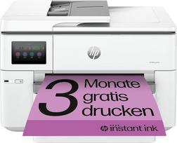Daugiafunkcis A3 formato spausdintuvas "HP OfficeJet Pro 9730e", spausdinimas, nuskaitymas ir kopijavimas iki A3 formato, 3 mėn. nemokamas spausdinimas su HP momentiniu rašalu, HP+, faksas, "Wi-Fi", LAN, dvipusis spausdinimas, "Airprint", pilkas/baltas