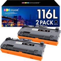 GPC IMAGE D116L suderinama tonerio kasetė, tinkanti naudoti kaip "Samsung MLT-D116L" tonerio, skirto Xpress SL M2835DW M2675FN M2885FW M2825ND M2625D M2875FD M2875FW M2825DW M2675 M2825 M2825 M2875 M2885, pakaitalas, juoda, 2 vnt.