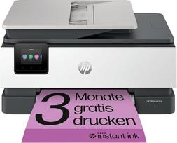 HP OfficeJet Pro 8122e daugiafunkcinis spausdintuvas, 30 € pinigų grąžinimas, 3 mėn. nemokamas spausdinimas su HP momentiniu rašalu, HP+, spausdintuvas, skeneris, kopijavimo aparatas, faksas, WLAN, LAN, dvipusis spausdinimas, HP ePrint, Airprint, bazalto