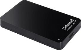 Intenso 6021460 "Memory Play" 1 TB išorinis televizoriaus kietasis diskas 6,35 cm (2,5 colio) 5400 aps./min 8MB spartinančiosios atminties USB 3.2 Gen 1x1, įskaitant televizoriaus laikiklį, juodas