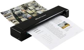 IRIScan Executive Mobile Scanner Dokumentų skeneris A4 8PPM dvipusis skeneris - v4: PDF redaktorius, USB maitinimas, PDF skeneris, OCR, skenavimas į Word, PDF, XLS, vizitinės kortelės į Outlook, nuotraukų skeneris, Win