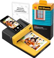 KODAK Dock ERA 4PASS mobilusis nuotraukų spausdintuvas (10 x 15 cm) Nuotraukų spausdintuvas + 10 lapų + 80 lapų kasetė