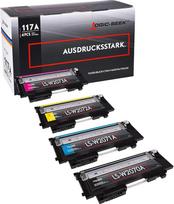 Logic-Seek 4 x tonerio kasetės, suderinamos su HP 117A W2070A W2071A W2072A W2073A, skirtos HP spalvotojo lazerio 150 150a 150nw MFP 178 178nw 178nw 178nwg 179 179fnw 179fwg