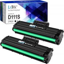 LxTek D111S suderinamas toneris Samsung MLT-D111S, skirtas Samsung Xpress M2026W M2026 M2070W M2070 SL-M2026 SL-M2070 SL-M2026W SL-M2070W SL-M2026W SL-M2070W SL-M2070FW M2020 M2020 M2022 M202 0 W M20. 22 W (2 juodos spalvos).