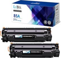LxTek Purify 85A CE285A toneris suderinamas su HP 85A, skirtas HP Laserjet P1102W, juodas toneris, skirtas HP Laserjet Pro P1102W P1102 M1212 M121212NF M1217NFW M1132MFP P1109W M1210 M1130 M1132 (juodas, juodas, 2 pakuotės)