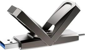Netac US5 512GB išorinis nešiojamasis C tipo ir USB 3.2 sąsajos iki 550MB/s greičio USB SSD diskas, skirtas išmaniesiems telefonams ir nešiojamiesiems kompiuteriams, kietosios būsenos diskas