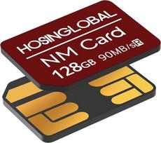 NM atminties kortelė 128GB 90MB/S Nano kortelė Tinka tik Huawei P30/P40/P50/P60 serijos/Mate20/Mate30/Mate40/Mate50/Mate60 serijos/Nove serijos Nano 128GB kortelė (raudona)