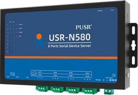 PUSR 8 prievadai MQTT Modbus šliuzas Parama SSL/TLS Edge Computing RS485 Serijinis Ethernet konverteris Įrenginių serveris USR-N580