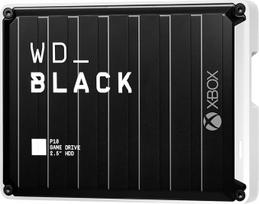 WD_Black P10 Game Drive 1 mėnesio "Xbox Game Pass Ultimate" mechaninis kietasis diskas, skirtas "Xbox", 6 TB juodos spalvos su baltais kraštais