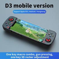 Belaidis BT 5.0 ištempiamas žaidimų valdiklis, skirtas mobiliajam telefonui Android IOS žaidimų pultelis Joystick Eat Chicken Gamepad, skirtas PS4 Switch PC Black