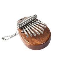 8 klavišų Kalimba Mini nešiojamasis nykščiu fortepijonas, pirštas, mušamasis klaviatūra, kišeninis muzikos instrumentas Single Kalimba