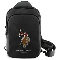 U.S. Polo Assn. US Polo Petit Pique Crossbody Phone Bag, Black