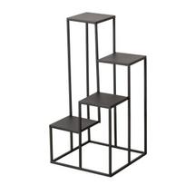 Keturių pakopų metalinis gėlynas REMUS, 68 cm