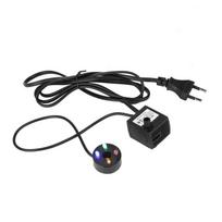 SM-016 2W Akvariumo panardinamas vandens siurblys su 4 spalvotomis lemputėmis Akvariumo filtras fontanui