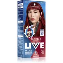 Schwarzkopf LIVE Ultra Brights or Pastel pusiau trumpalaikiai plaukų dažai atspalvis 026 Dark Red 1 vnt.