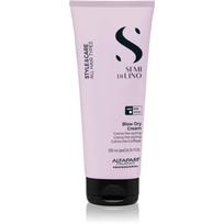 Alfaparf Milano Semi di Lino Style&Care Blow Dry Cream laiką taupanti paruošiamoji priemonė džiovinamiems plaukams su apsauga nuo karščio visų tipų plaukams 200 ml