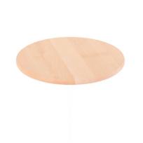 Besisukantis serviravimo padėklas, buko mediena, Ø 30 cm