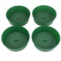 4vnt Plastikinis sodo tinklelis Sodininkystės sietas Sultingi augalai Smėlio akmens filtravimo įrankis