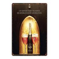 [YZFQ] ORVAL Chimay Belgijos Alaus Metalinės Skardinės Plakatas Retro Tapyba Sienai Virtuvė Restoranas Namai Meno Dekoras Vintažinis Plakatas DU-6161A 20x30cm