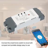 Sonoff Smart Wifi jungiklis universalus modulis 2CH DC/AC7-32V belaidis jungiklis laikmačio telefono APP nuotolinio valdymo pultas balta