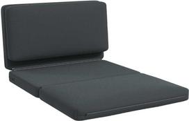 Fotelis HOMCOM grindų sofa "3-in-1" sulankstoma aksomo išvaizdos sofa-lova, minkšta sofa-lova iki 240 kg, skirta miegamajam, svetainei, tamsiai pilka
