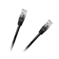 Tinklo kabelis Patchcord UTP CAT.6, 25 cm, juodas