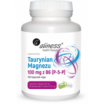 Aliness Magnesium Taurate 100 mg with B6 (P-5-P) 100 vcaps
