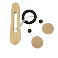 Medinio žiedo atrakinimo žaidimas, Magiško žiedo pabėgimo klasikinis dėlionės žaislas, Kongmingo spyna Lubano spyna intelektualus žaislas Magic Ring Toy