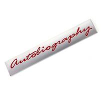 Autobiography Logotipas Automobilio Sunkvežimio Lipdukai Emblema Automobilio Ženklelis Lipdukas skirtas La-nd Ro-ver Ran-ger Ro-ver L405 Sport Autobiography Evoque Freelander sidabras/raudona
