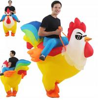 Vaivorykštiniai akiniai nuo saulės Gaidžio pripučiamas kostiumas, Suaugusiems One size (150-190cm) raudona