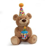 SM GUND GUND Muzikinis pliušinis gimtadienio meškutis, 43 cm