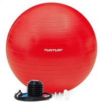 Tunturi Gymball Anti Burst Mankštos kamuolys su pompa 55cm, Raudona